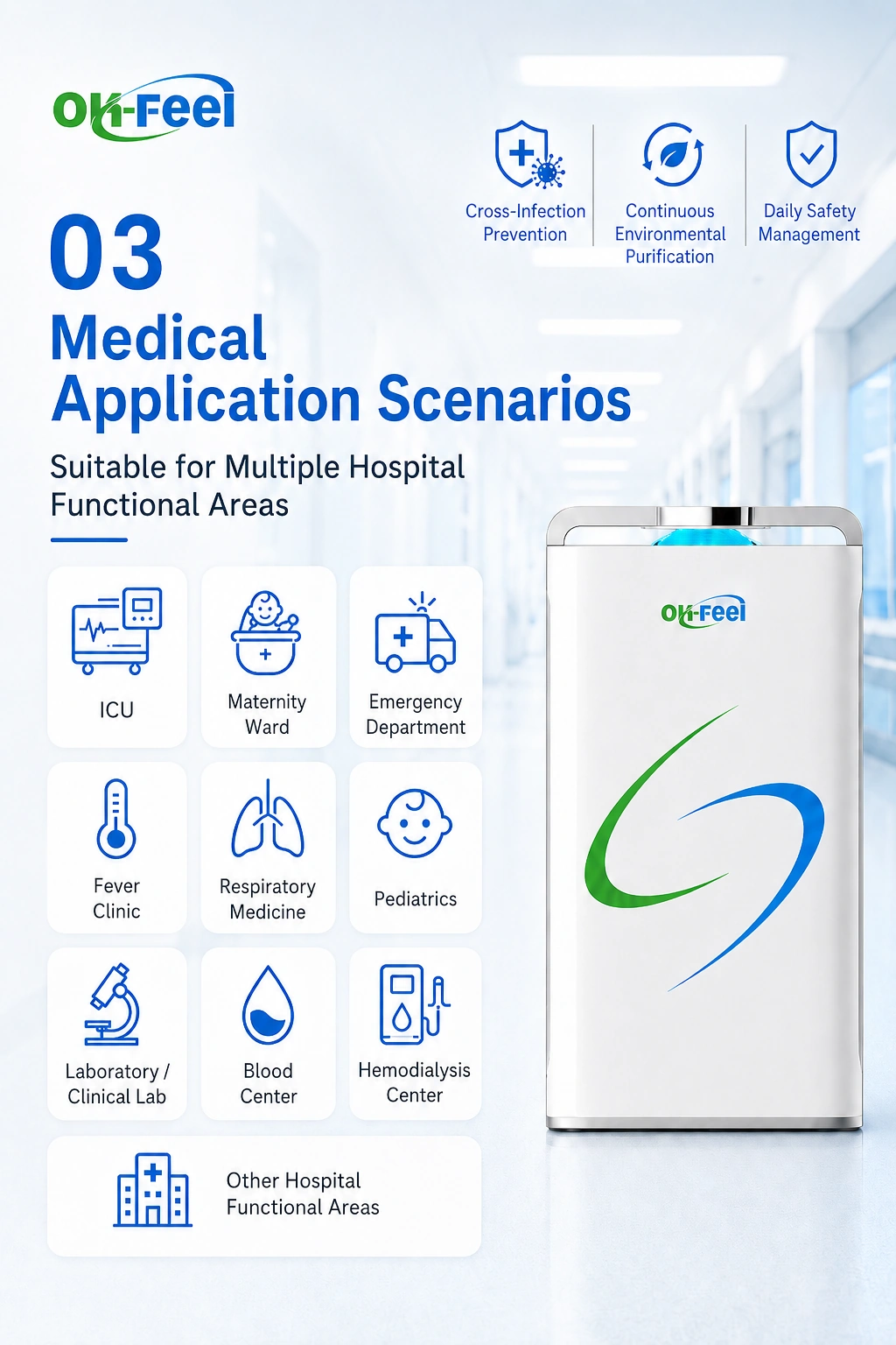 OH-FEEL® OH500F08-01 — Medical Application Scenarios
